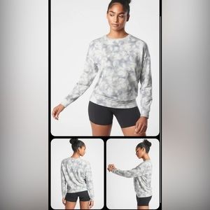 Athleta Studio to Street Print Sweatshirt